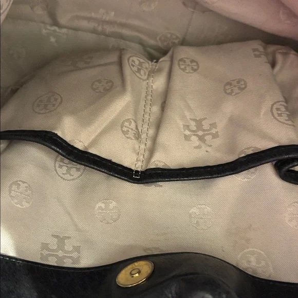 Tory Burch Dena Hobo Leather Shoulder Bag - Picture 14 of 14